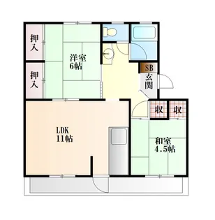 山田ビル【2階】の間取り