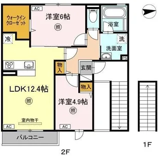 グリーンハイム【2階】の間取り