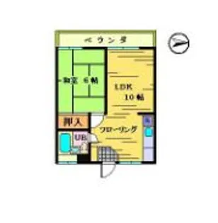 アスカグリーンハウス【3階】の間取り