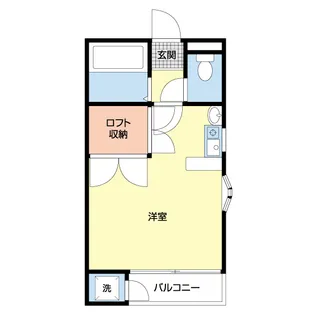 コーポエルパティオ【2階】の間取り