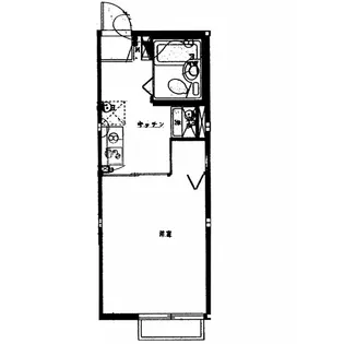 ルトゥールB【1階】の間取り