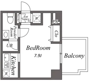 ユーレジデンス高輪台【12階】の間取り
