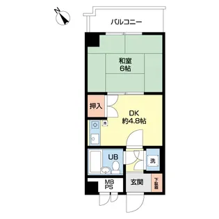 ダイアパレス青山【3階】の間取り
