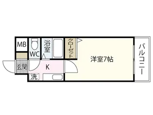 アイビル【5階】の間取り