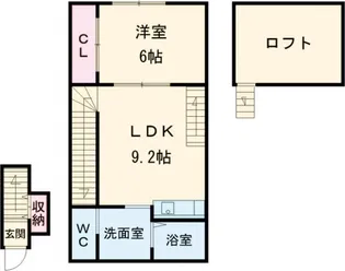 septieme (セッティエム)【2階】の間取り