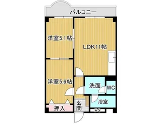 st.Maria Garden Hills【1階】の間取り