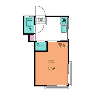 メゾンF2【2階】の間取り