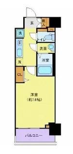 プレサンスブルーム浅草North【5階】の間取り