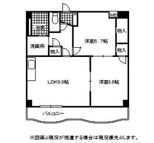 マミーハイツ【2階】の間取り