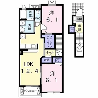サニーコート【2階】の間取り