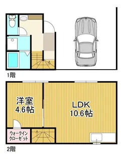 GARAGE HOUSE La Diceの間取り