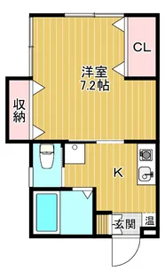ハイツハウライト【2階】の間取り