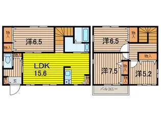 埼玉県さいたま市中央区鈴谷6【一戸建】の間取り