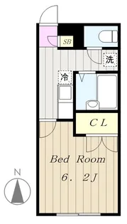 アムールソリア【1階】の間取り