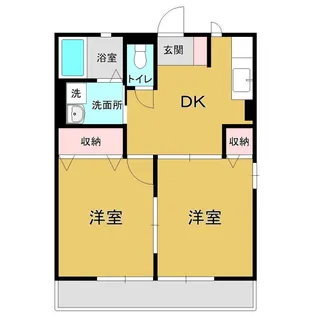 レトアMOMO【1階】の間取り