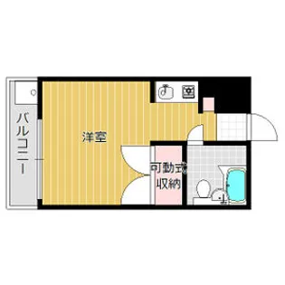 イーダッシュ西中原【1階】の間取り