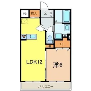 メゾンドミヤハラ【1階】の間取り