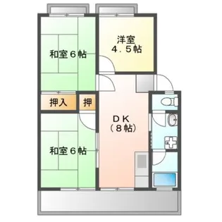 メゾンあい【2階】の間取り