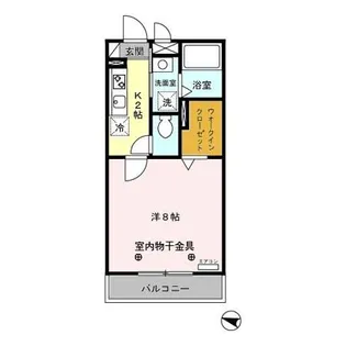 埼玉県さいたま市大宮区桜木町4【アパート】の間取り