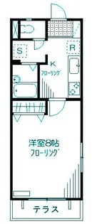 神奈川県川崎市中原区下小田中4【マンション】の間取り