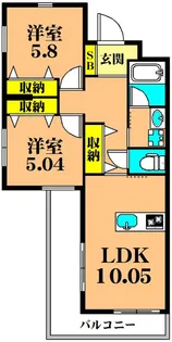 東京都大田区大森東2【マンション】の間取り