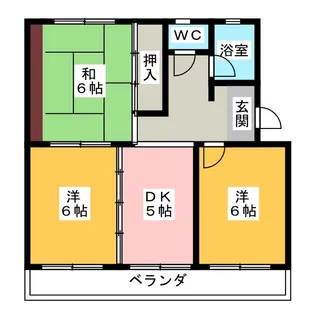 ヴィラコンフォート下俣南【4階】の間取り