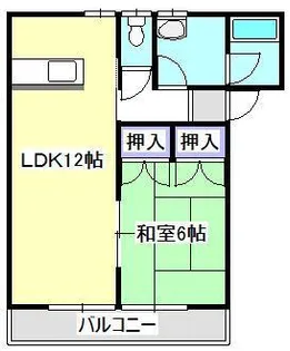サイドヴィレッジA棟【2階】の間取り