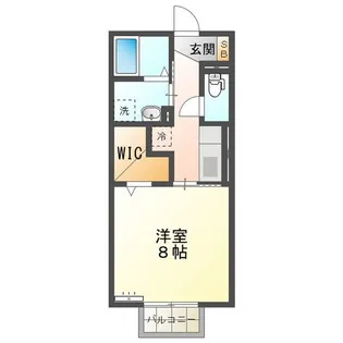 カルマート【1階】の間取り