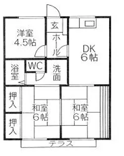 ベアーズコーポ【2階】の間取り