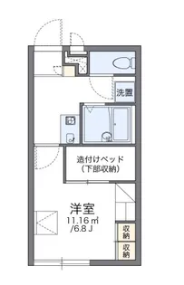神奈川県横浜市港北区高田西3【アパート】の間取り