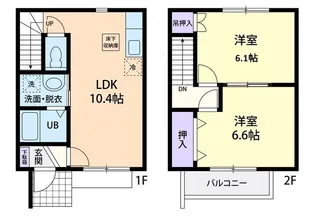 リノアール Bの間取り