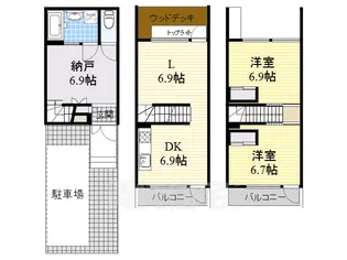 BOSCO【1階】の間取り