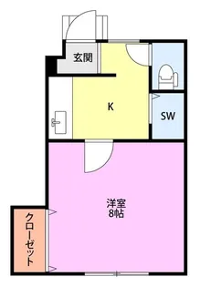 L collection 古町【1階】の間取り