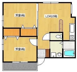セレブさとう【2階】の間取り