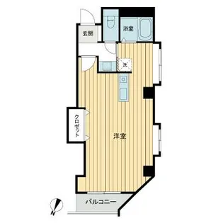 Relief不動前【2階】の間取り