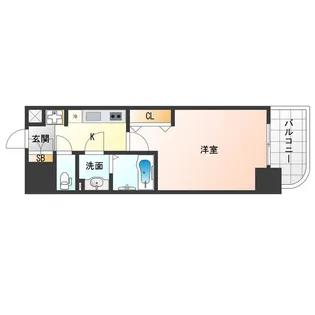 Luxe此花【7階】の間取り