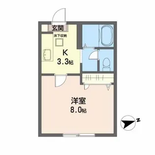 ブルーム【1階】の間取り