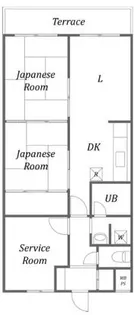 ユーコート西八王子【2階】の間取り