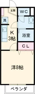 三重県伊賀市西明寺【マンション】の間取り