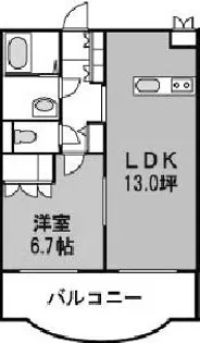 パークレジデンス【3階】の間取り