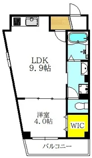 アルカンシェルコート緑橋【3階】の間取り