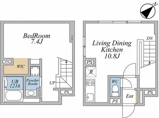 LEGALAND武蔵小山ANNEX【1階】の間取り