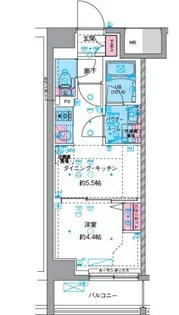 東京都葛飾区四つ木1【マンション】の間取り