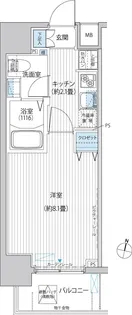 カーサラスク目白台【8階】の間取り