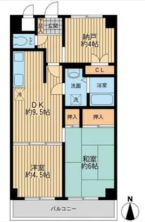 アビタシオンクレール【1階】の間取り