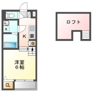 1Kの間取り画像