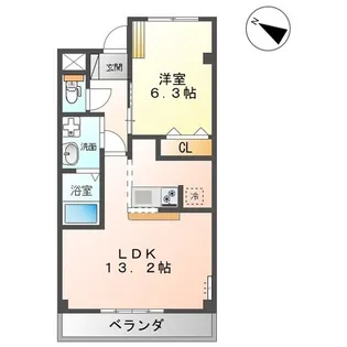 ドリームII【2階】の間取り