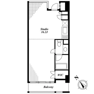 東京都港区赤坂2【マンション】の間取り