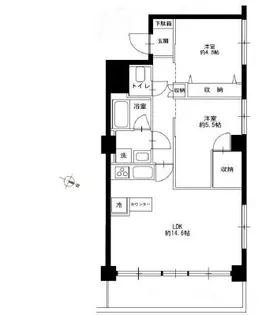 第一恵比寿マンション【4階】の間取り
