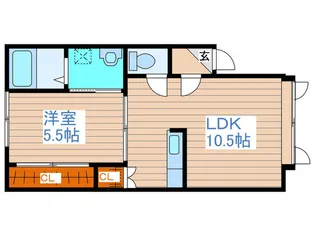 ソシアルトミイNO87【2階】の間取り